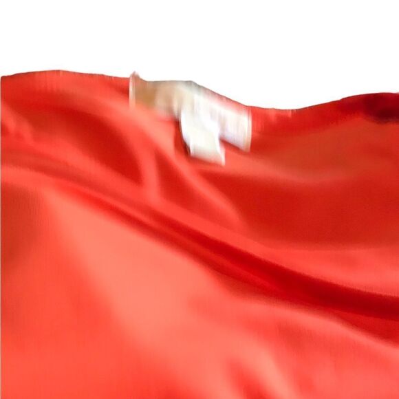 Michael Kors size medium long sleeved blouse beautiful gold zipper accents - Picture 5 of 8